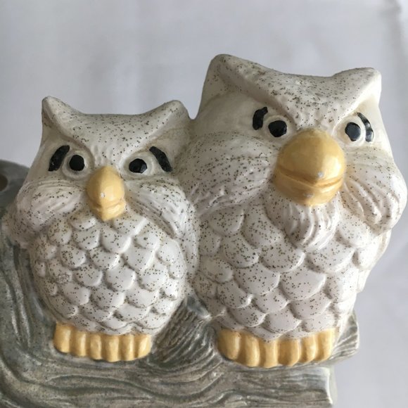 VINTAGE OWL PLANTER Ceramic Planter Collectible Plant Holder Indoor Planter Home - Picture 7 of 7